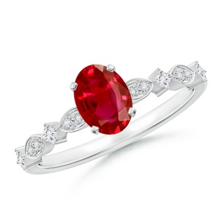 Oval AAA Ruby