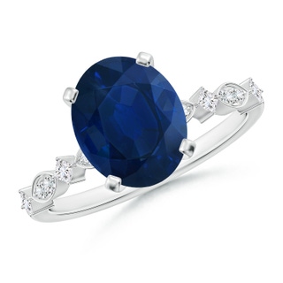 Oval AA Blue Sapphire