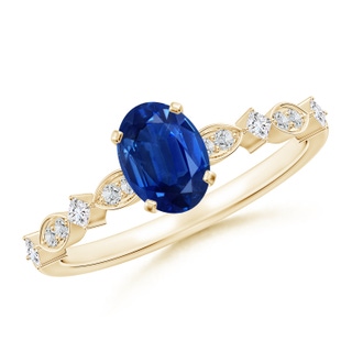 Oval AAA Blue Sapphire