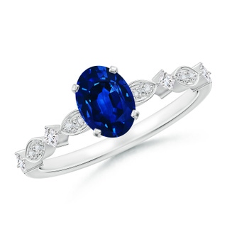 Oval AAAA Blue Sapphire