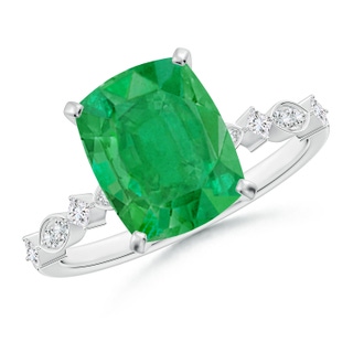 Cushion Rectangular AA Emerald