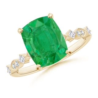 Cushion Rectangular AA Emerald