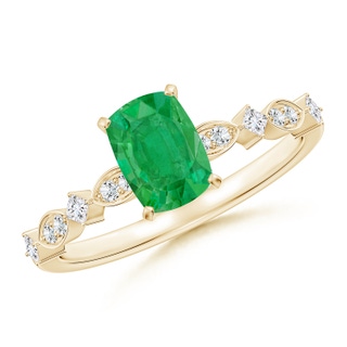 Cushion Rectangular AA Emerald