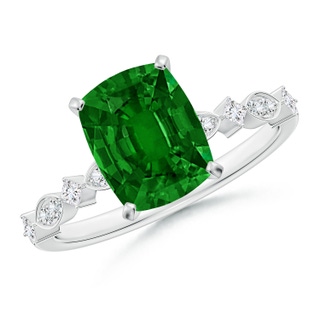 Cushion Rectangular AAAA Emerald