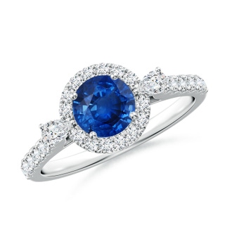 Round AAA Blue Sapphire