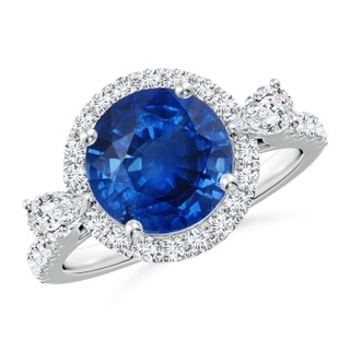 Round AAA Blue Sapphire