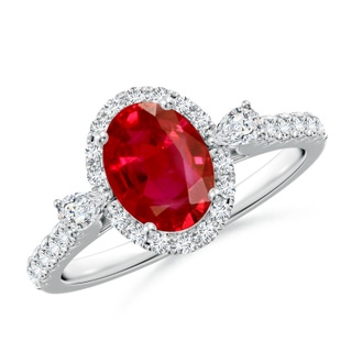 Oval AAA Ruby