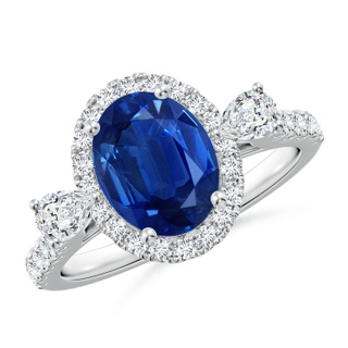 Oval AAA Blue Sapphire