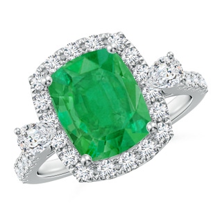 Cushion Rectangular AA Emerald