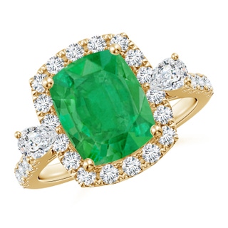 Cushion Rectangular AA Emerald