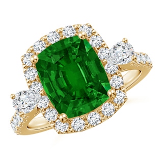 Cushion Rectangular AAAA Emerald