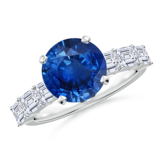 Round AAA Blue Sapphire