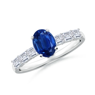 Oval AAA Blue Sapphire