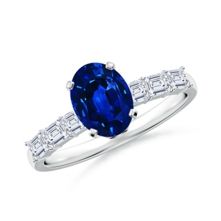 Oval AAAA Blue Sapphire