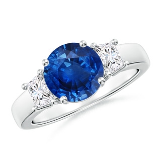 Round AAA Blue Sapphire