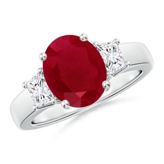 Oval AA Ruby