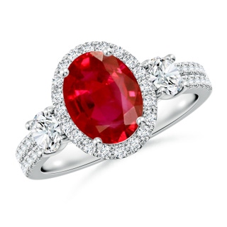 Oval AAA Ruby