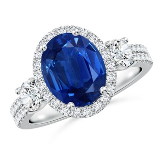 Oval AAA Blue Sapphire