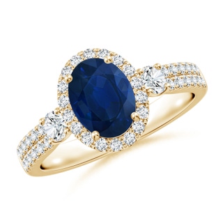Oval AA Blue Sapphire