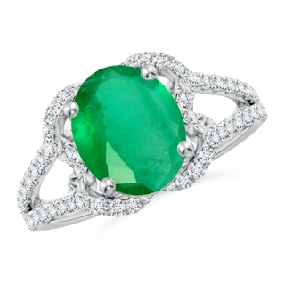 Oval A Emerald