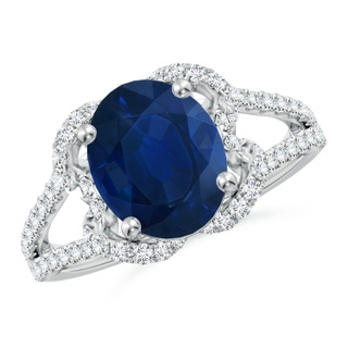 Oval AA Blue Sapphire