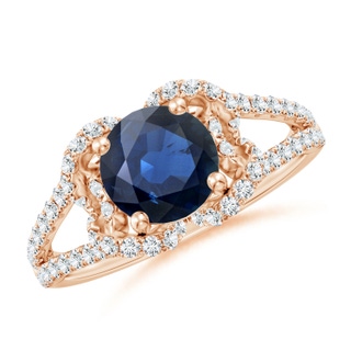 Round AA Blue Sapphire