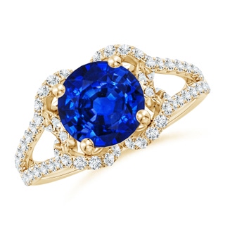Round AAAA Blue Sapphire