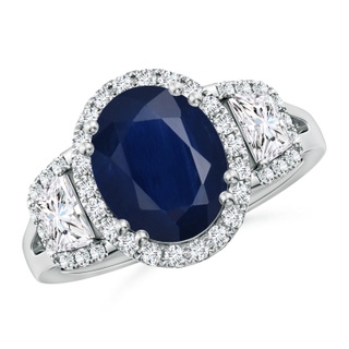 Oval A Blue Sapphire