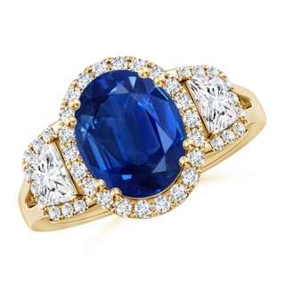 Oval AAA Blue Sapphire