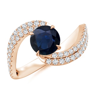 Round A Blue Sapphire