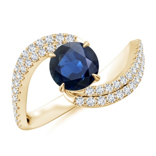 Round AA Blue Sapphire