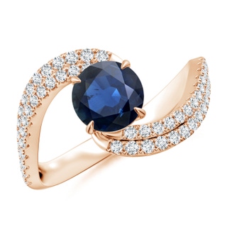 Round AA Blue Sapphire