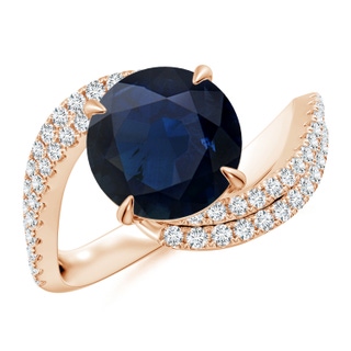 Round A Blue Sapphire