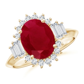 Oval AA Ruby