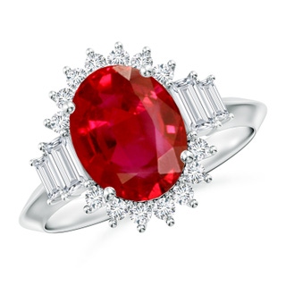 Oval AAA Ruby