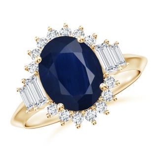 Oval A Blue Sapphire