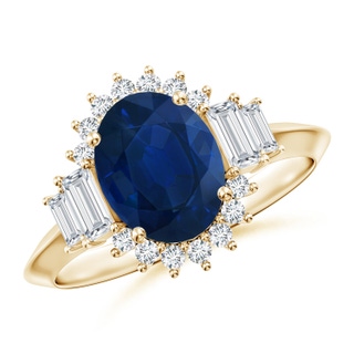 Oval AA Blue Sapphire