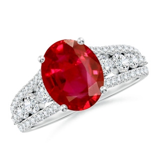 Oval AAA Ruby