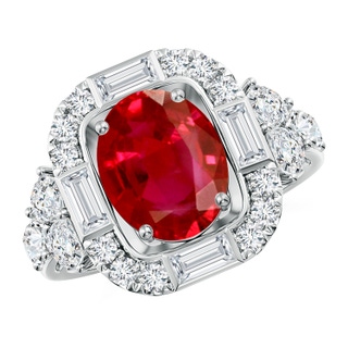 Oval AAA Ruby