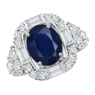 Oval A Blue Sapphire