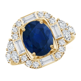 Oval AA Blue Sapphire