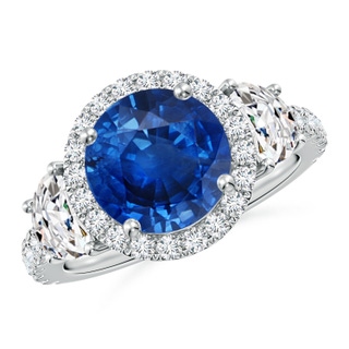 Round AAA Blue Sapphire