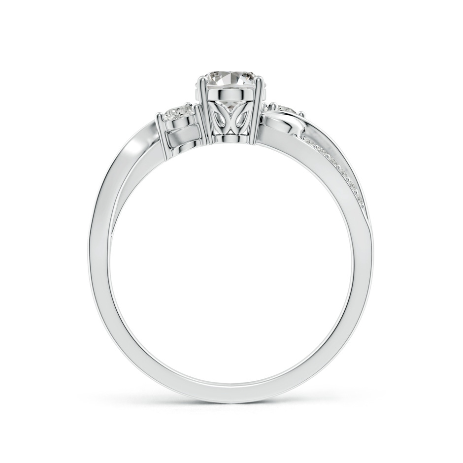 7x5mm KI3 Nature Inspired Oval Diamond Twisted Vine Engagement Ring in White Gold side 199