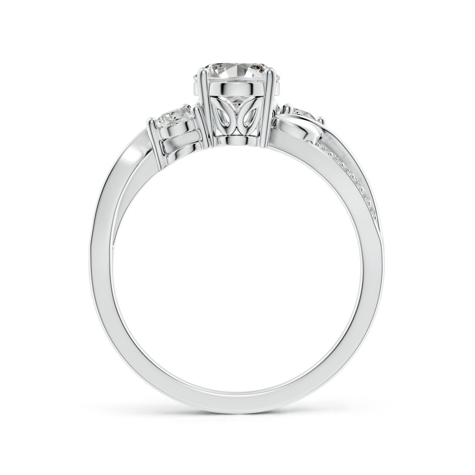 8x6mm KI3 Nature Inspired Oval Diamond Twisted Vine Engagement Ring in White Gold side 199