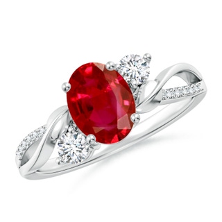 Oval AAA Ruby