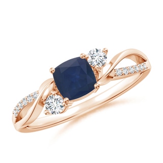 Cushion A Blue Sapphire
