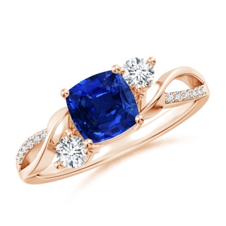 Cushion AAAA Blue Sapphire