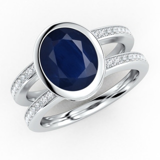 Oval A Blue Sapphire