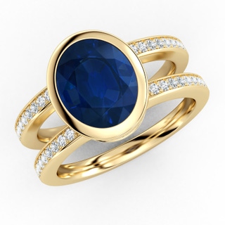 Oval AA Blue Sapphire