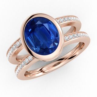 Oval AAA Blue Sapphire